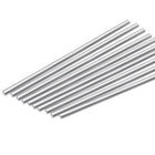 Aluminum Round Rod, 1/4 Inch Diameter 6061 Solid Lathe Metal Bar 12 Inch Length for DIY Craft Tool Pack of 10