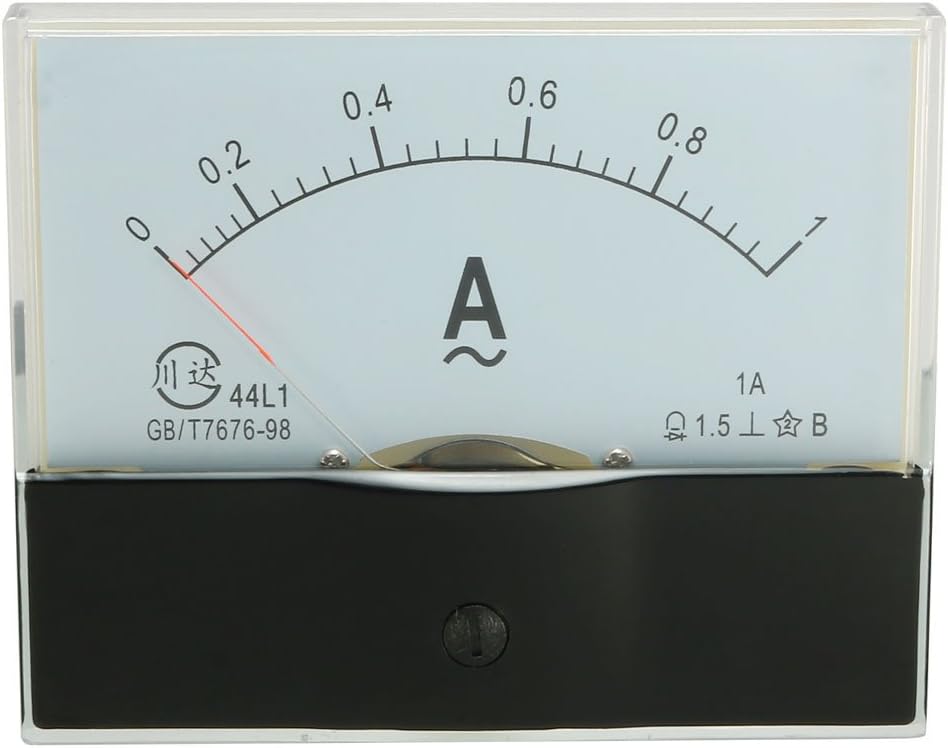 44L1-A AC 1A Rectangle Panel Analogue Current Meter Ammeter