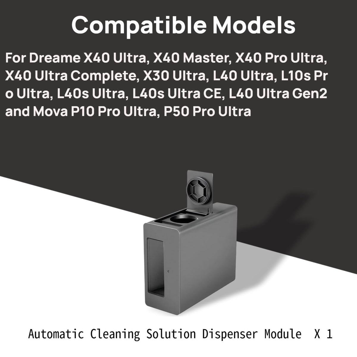 Solución de Limpieza Tanque Módulo Compatible con Dreame L40s Ultra, L40 Ultra