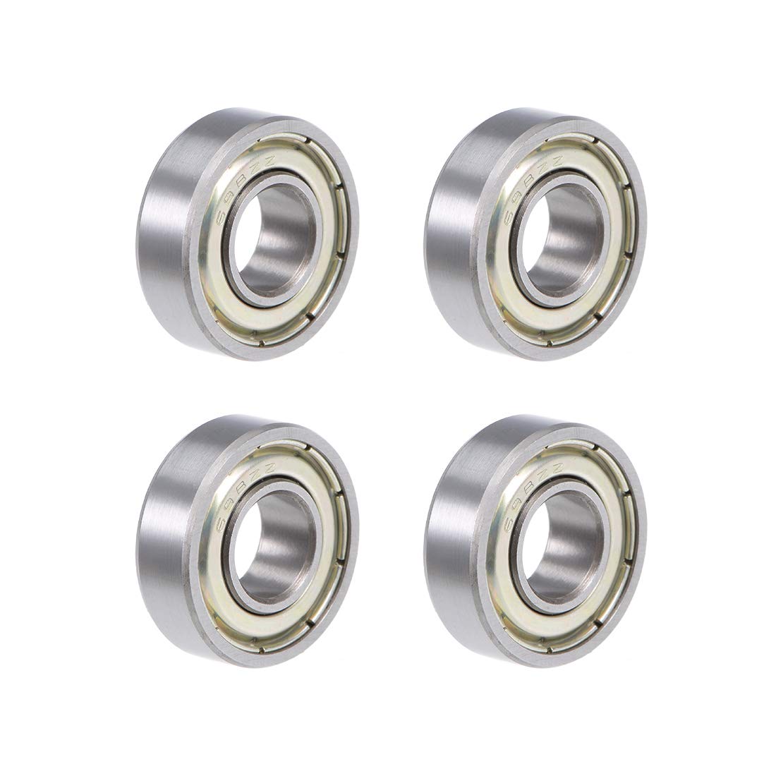 698ZZ Deep Groove Ball Bearing 8x19x6mm Double Shielded Chrome Steel Bearings 4-Pack