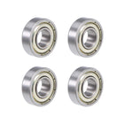 698ZZ Deep Groove Ball Bearing 8x19x6mm Double Shielded Chrome Steel Bearings 4-Pack