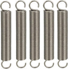 Extended Tension Spring Wire Diameter 0.047", OD 0.39", Free Length 2.76" Stainless Steel Small Dual Hook Tension Spring 5pcs