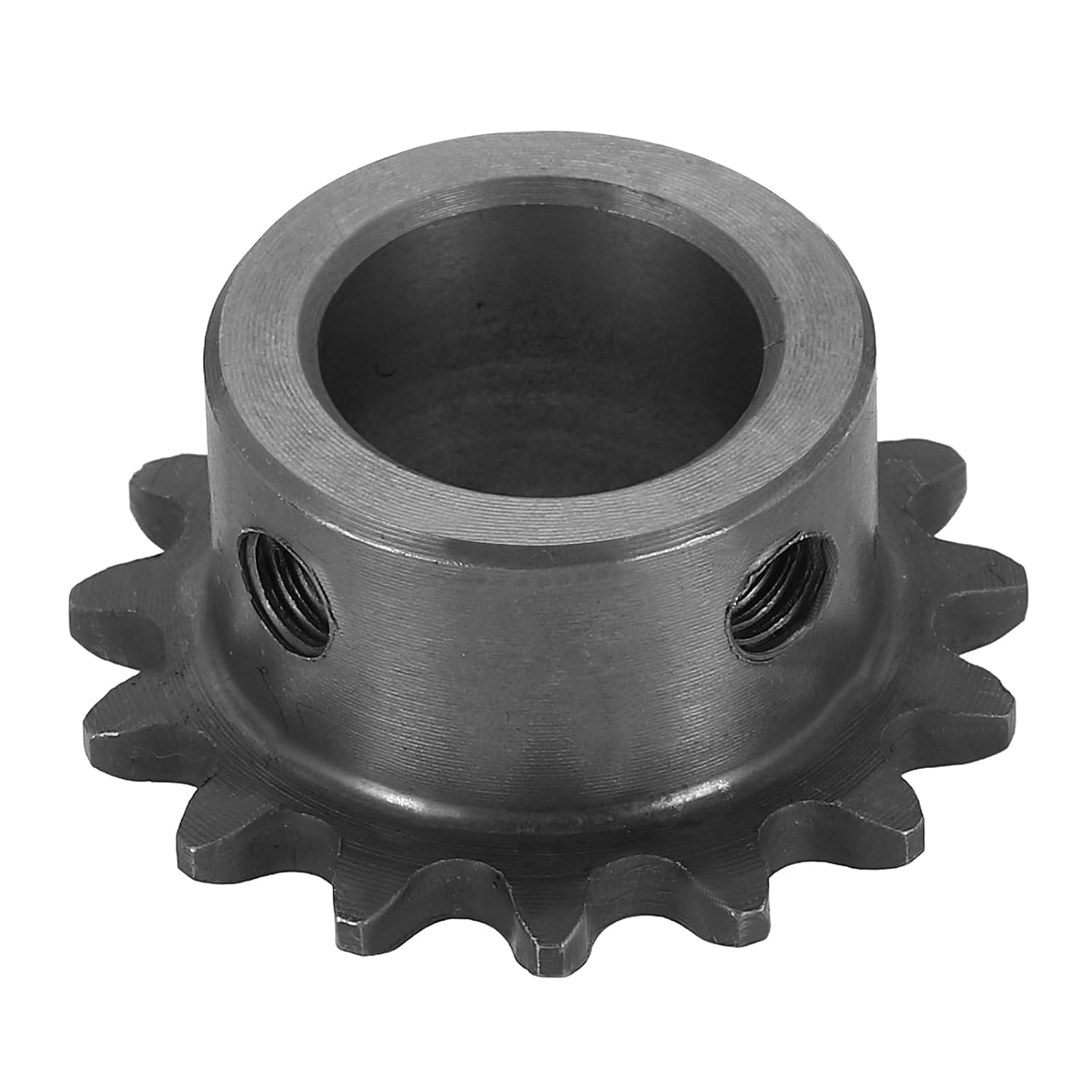 #25 Chain Roller Sprocket 10mm Bore 31.5mm OD, 14 Tooth C45 Carbon Steel ANSI Chain NO.25 Roller Sprocket Round Hole Without Surface Finished for ISO 04C Chain
