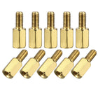 M3x7mm+6mm Male-Female Brass Hex PCB Motherboard Spacer Standoff for FPV Drone Quadcopter, Computer & Circuit Board 100pcs