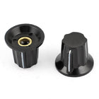 a14091900ux0028 2 Pcs Adjustable Turn 17 mm Top Potentiometer Rotary Knobs for 6 mm Diameter Shaft