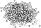 Hex Nuts, M3x0.5mm Metric Coarse Thread Hexagon Nut, Stainless Steel 201, Pack of 500