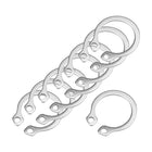 16mm External Circlips C-Clip Retaining Shaft Snap Rings 304 Stainless Steel 50pcs