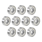R6ZZ Deep Groove Ball Bearing 3/8"x7/8"x9/32" Double Shielded Chrome Steel Bearings 10-Pack