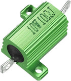 Aluminum Case Resistor 10W 10 Ohm Green Wirewound for LED Converter with Rod Post 10W10RJ