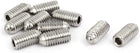 M5x10mm 304 Stainless Steel Spring Hex Socket Ball Point Grub Set Screws 10pcs