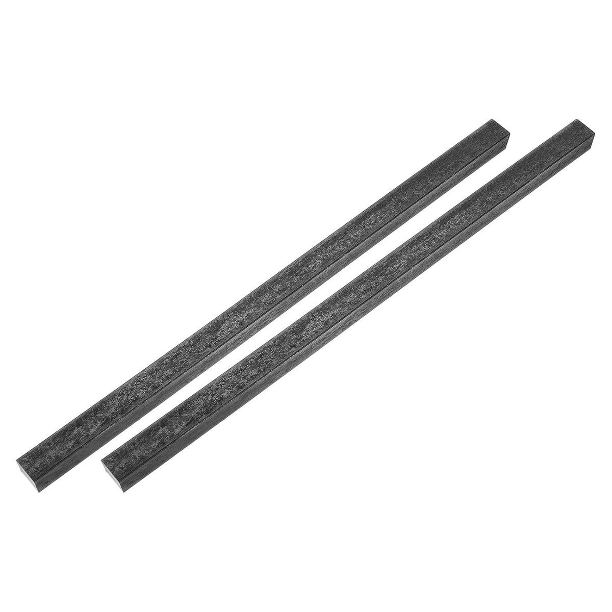 2Pcs Square Steel Bar Stock, 9/16"x9/16"x12"(14mmx14mmx305mm) A36 Square Steel Rod Bars Precision Key Stock for Keyways Structural Support Industrial Machinery DIY Craft