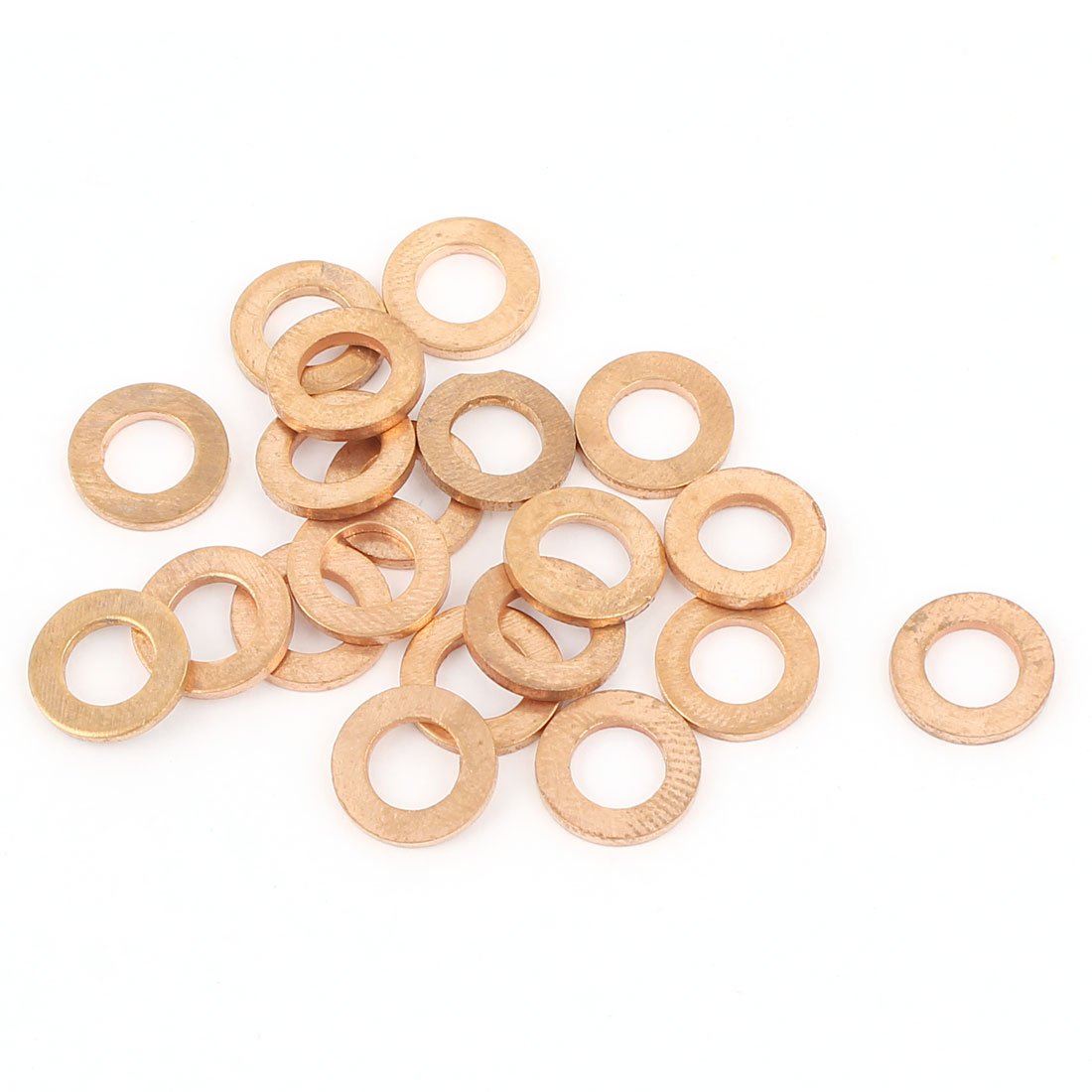 20pcs 5mmx9mmx1mm Flat Copper Crush Washer for Braking System