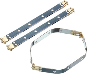 Metal Internal Flex Frames, 3 Pcs 8.27" x 0.55" Flex Frame Kiss Lock Clasp, Handbag Frame Hardware Accessories Bag Clip for DIY Clutch Coin Purse Handmade Sewing Making Craft