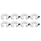 8pcs Shaft Collar Set for Linear Rail SBR20, Clamp-on Shaft Collar with Set Screw 20mm Bore, 40mm OD, 12mm Thickness, Aluminum All in One Shaft Clamping Collars, Anodization