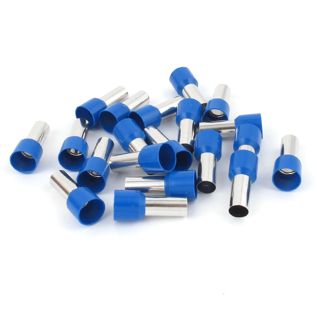 Wire Crimp Terminal Insulated Bootlace Ferrule E25-16 4AWG with 20 Piece, Blue