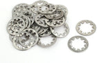 12mm Inner Dia Stainless Steel Internal Tooth Lock Washer Silver Tone 30pcs