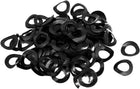 6mm Fitting Dia Carbon Steel Compressed Type Curved Spring Washer 100pcs