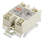 SSR Single Phase Resistance Type Adjustable Solid State Relay DIN Rail Mount, 25 Amp