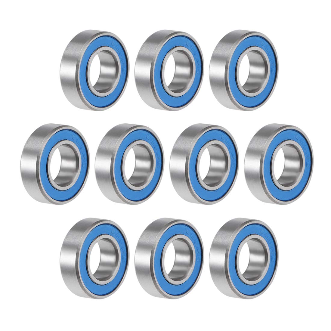 688-2RS Deep Groove Ball Bearing 8x16x5mm Double Sealed ABEC-3 Bearings 10-Pack