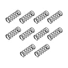 Compression Spring - 1.2mm Wire Dia, 18mm OD, 50mm Free Length Spring Steel Extension Spring,Black,10Pcs
