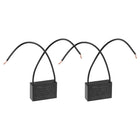 Ceiling Fan Capacitor CBB61 2.5uF 250V AC 2 Wires Metallized Polypropylene Film Capacitor 37x24x13mm for Electric Fan Pump Motor Generator 2Pcs