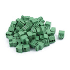 50Pcs 300V KF2EDGK 3.5mm Pitch 3-Pin PCB Screw Terminal Block Connector