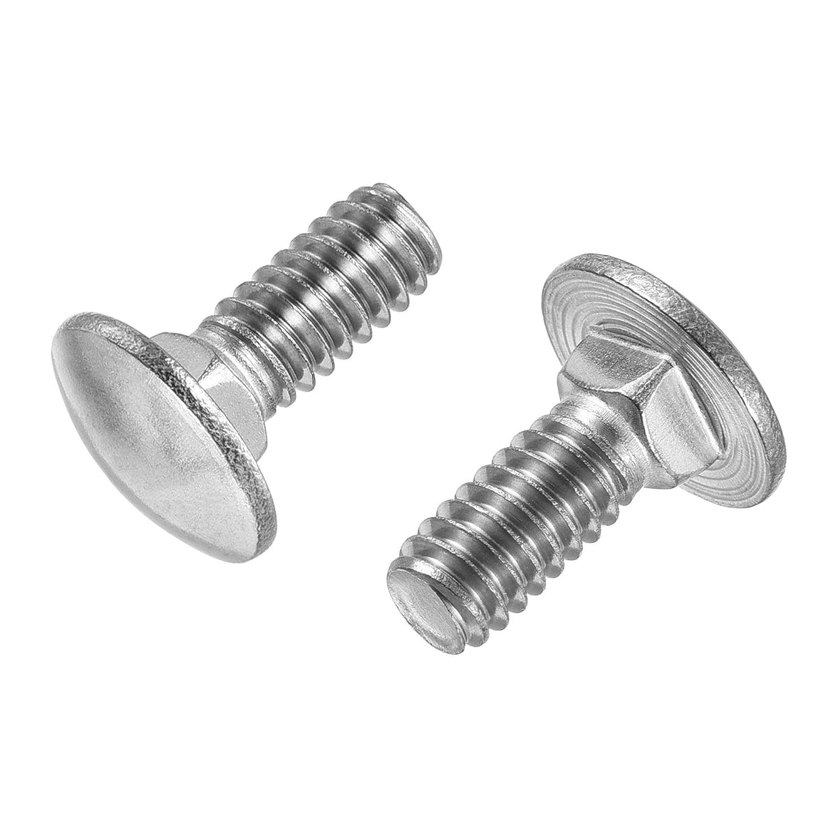 1/4-20x5/8 Carriage Bolt Round Head Square Neck 304 Stainless Steel 50pcs