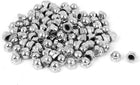 Hex Cap Nuts - 100Pcs M6 Dome Nuts Carbon Steel Hexagon Decorative Cap Nut for Screws Bolts Silver Tone