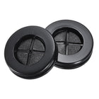 Rubber Grommet Round Double-Sided Mount Dia 25 mm ID 20 mm for Wire Protection 10pcs