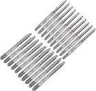 Metric Hand Tap M2 & M3 Thread 3 Straight Flutes H2 High Speed Steel 10 Pairs