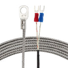 K Type Thermocouple Temperature Sensor Probe with 2M Cable 6mm Hole 32-752F/0-400C
