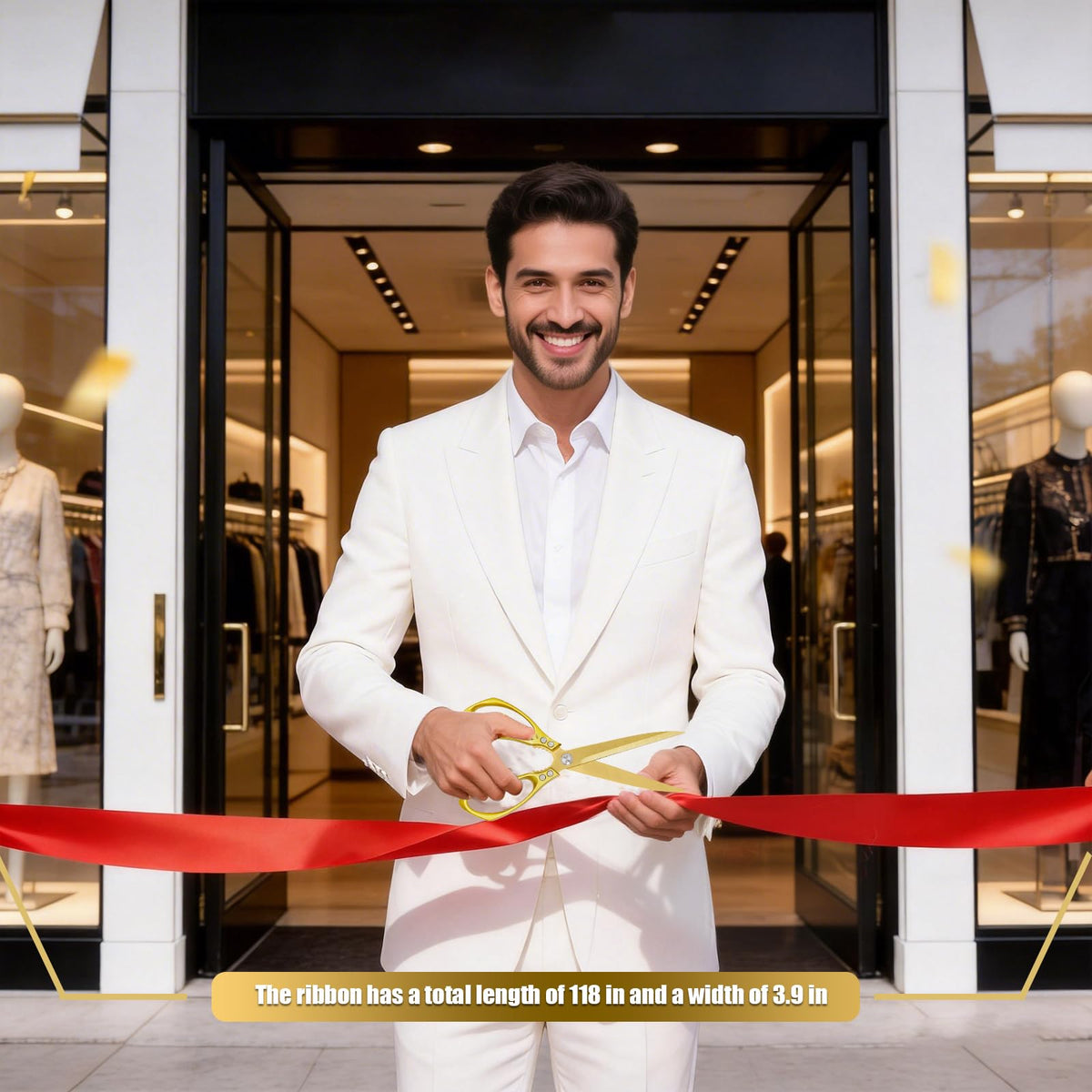 Lansare Grand Opening - Set de Tăiere a Fâșiei de Deschidere