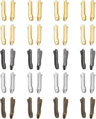 Double Open Zipper Repair Latch Kits, #5 Insert Pins for Jacket Coat Two-Way Separating Zippers (5Colors, 20 Pairs)
