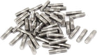M8x30mm 304 Stainless Steel Double End Thread Stud Teeth Rod Silver Tone 50pcs