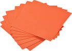 LinkMejor Orange EVA Foam Sheets 10 x 10 Inch 3mm Thickness for Crafts DIY Projects, 8 Pcs