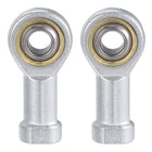 2pcs SI10TK PHSA10 Spherical Rod End Bearing 10mm Bore Self-Lubricated Joint Bearing M10x1.5 Left Hand Female Thread Connector