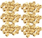 115pcs Brass Round Straight PCB Pillar Female Thread Standoff Spacer M2x3x3mm