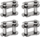4Pcs Chain Master Connector Link Roller 1/2" Pitch Stainless Steel Standard Connecting Split Links for 08B Chain