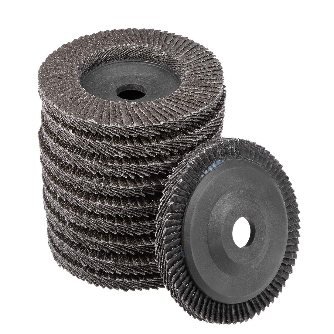 4-inch Flap Wheels Grinding Sanding Abrasive Papers 60 Grits 10 Pcs