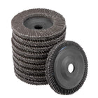 4-inch Flap Wheels Grinding Sanding Abrasive Papers 60 Grits 10 Pcs