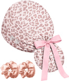 LinkMejor 100% bomuld Satin-lining Ponytail Skærm帽 可爱，Lys pink