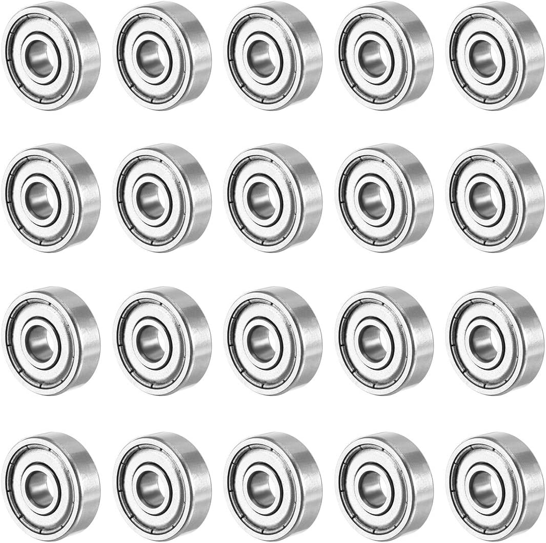 20pcs 5mmx16mmx5mm Double Shielded Miniature Deep Groove Ball Bearing