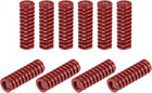 3D Printer Die Spring, 10pcs 8mm OD 25mm Long Spiral Stamping Medium Load Compression Mould Die Springs for 3D Printer Electric Part, Red