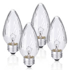 LinkMejor 4Pcs 25W Przejrzyste Palące Dekoracyjne Lampa żarówka