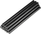 LinkMejor 12pcs Mini Hot Glue Gun Sticks 7.5-inch x 0.43-inch for Glue Guns, Black