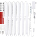 LinkMejor Lampes de Cuisine Sous-Étagère Brancheables. 6 Lumières avec Adaptateur Dimmer. 5000K