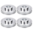 4pcs GT-2 Pulley Synchronous Wheel 80 Teeth 16mm Bore, Fit with 6mm Width Belt, Aluminum Alloy Timing Pulley Wheel for 3D Printer, CNC Machine