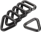 LinkMejor Metal Triangle Ring Buckle 0.79"(20mm) Inner Width for Strap Craft DIY Dark Gray 10pcs
