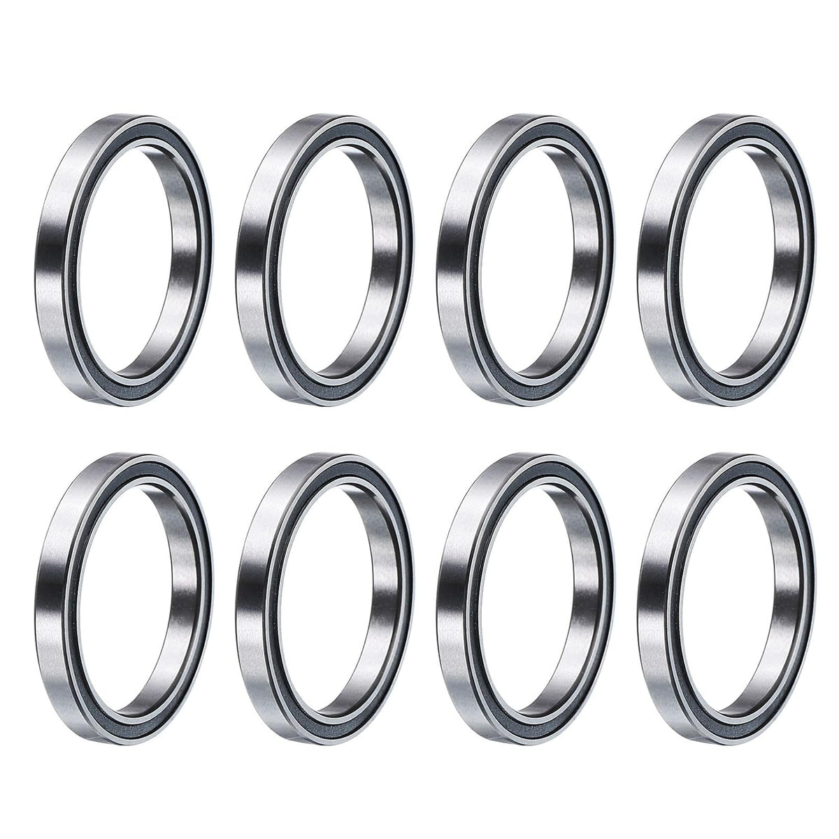 8pcs 6705-2RS Deep Groove Ball Bearings 25x32x4mm Chrome Steel Bearing Double Sealed Precision Bearings, P6(ABEC3)
