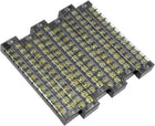 6 Pcs Dual Rows 12 Positions 600V 25A Cable Barrier Block Terminal Strip TB-2512L